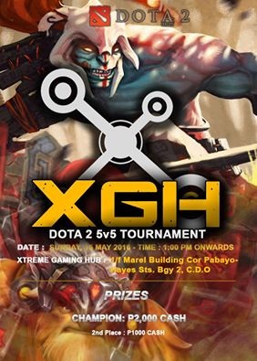 XGH DOTA2 May 15, 2016 Tournament Banner